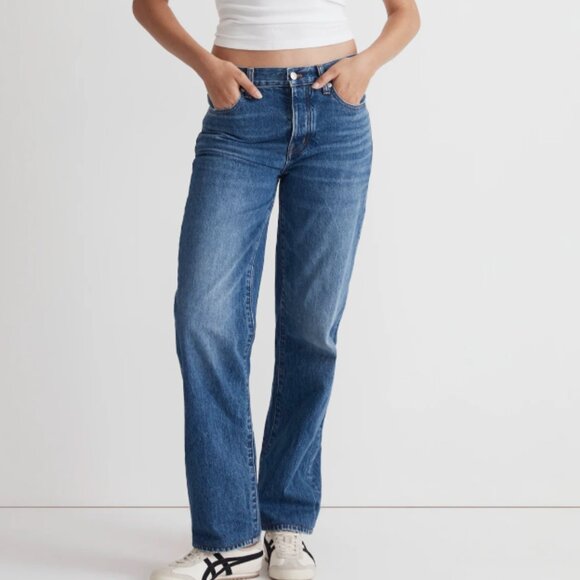 Madewell Petite Low-Slung Straight Jeans - Picture 5 of 5